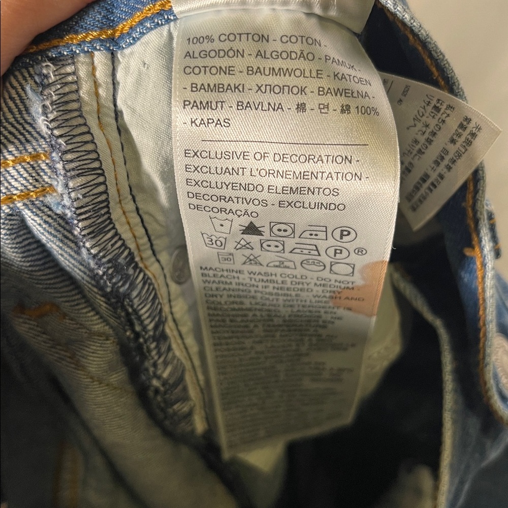 LEVIS WOMENS WEDGIE STRAIGHT JEAN 27 - Picture 7 of 7